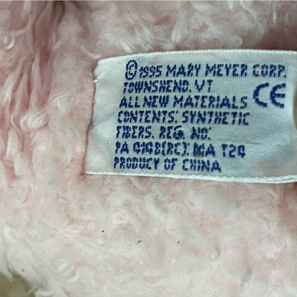 Mary Meyer Pink Plush Bunny Rabbit vinyl - Picture 8 of 9